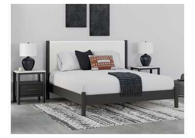 Cadmori King Upholstered Panel Bed,Signature Design By Ashley