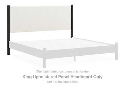 Cadmori King Upholstered Panel Bed,Signature Design By Ashley