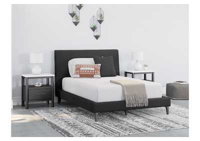 Cadmori Full Upholstered Bed with Roll Slats,Signature Design By Ashley