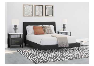 Cadmori Queen Upholstered Bed with Roll Slats,Signature Design By Ashley