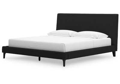 Cadmori King Upholstered Bed with Roll Slats,Signature Design By Ashley