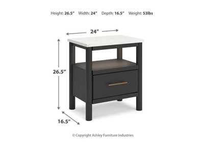 Cadmori King Upholstered Panel Bed with Mirrored Dresser and 2 Nightstands,Signature Design By Ashley