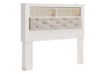 Altyra Queen Upholstered Panel Bookcase Headboard,Signature Design By Ashley