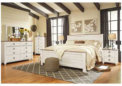 Willowton California King Panel Bed,Signature Design By Ashley