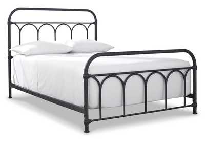 Nashburg Black Full Metal Bed