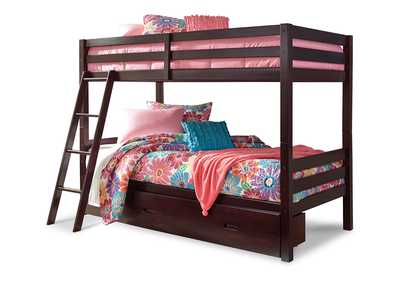 Image for Halanton Twin over Twin Bunk Bed with 1 Large Storage Drawer