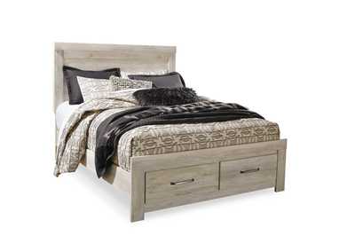 Bellaby Queen Platform Bed with 2 Storage Drawers with Mirrored Dresser,Signature Design By Ashley