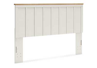 Linnocreek King Panel Headboard with Mirrored Dresser,Benchcraft