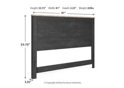 Nanforth King/California King Panel Headboard,Signature Design By Ashley