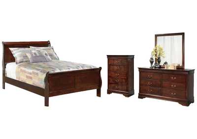 Image for Alisdair Full Sleigh Bed with Mirrored Dresser and Chest