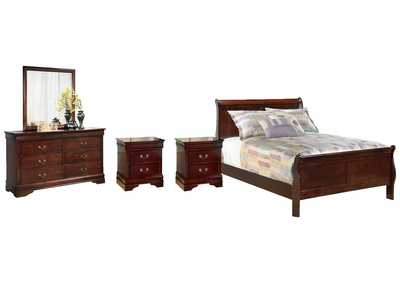 Image for Alisdair Full Sleigh Bed with Mirrored Dresser and 2 Nightstands