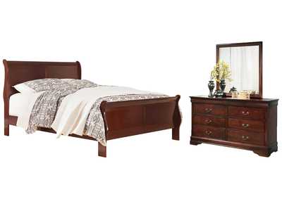 Image for Alisdair California King Sleigh Bed with Mirrored Dresser