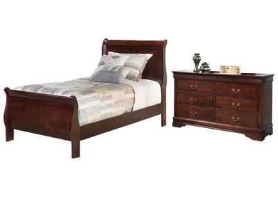 Image for Alisdair Twin Sleigh Bed with Dresser