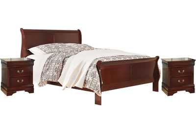 Alisdair King Sleigh Bed with 2 Nightstands,Signature Design By Ashley