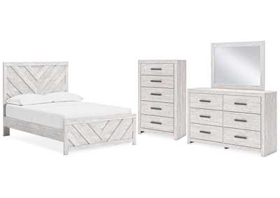 Cayboni Full Panel Bed with Mirrored Dresser and Chest,Signature Design By Ashley