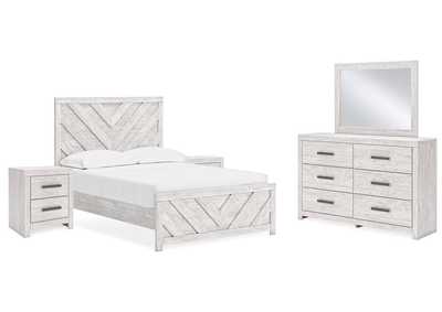 Cayboni Full Panel Bed with Mirrored Dresser and 2 Nightstands,Signature Design By Ashley