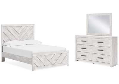 Cayboni Full Panel Bed with Mirrored Dresser,Signature Design By Ashley