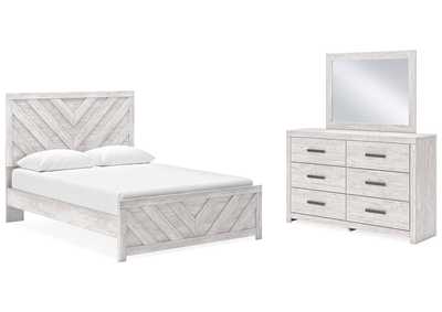 Cayboni Queen Panel Bed with Mirrored Dresser,Signature Design By Ashley