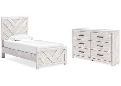 Cayboni Twin Panel Bed with Dresser,Signature Design By Ashley