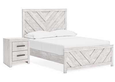 Cayboni Full Panel Bed with Nightstand,Signature Design By Ashley