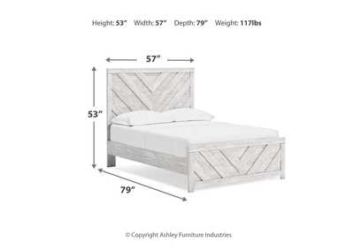 Cayboni Full Panel Bed with Mirrored Dresser, Chest and 2 Nightstands,Signature Design By Ashley