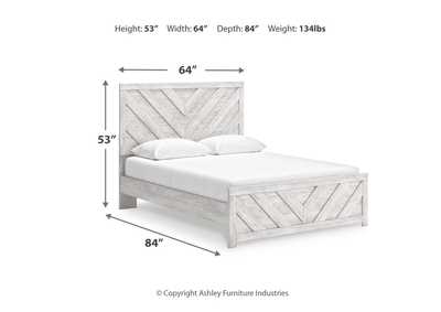 Cayboni Queen Panel Bed with Mirrored Dresser, Chest and 2 Nightstands,Signature Design By Ashley