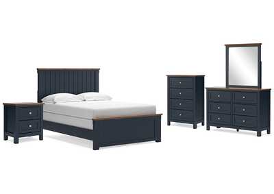 Landocken Full Panel Bed with Mirrored Dresser, Chest and Nightstand,Signature Design By Ashley