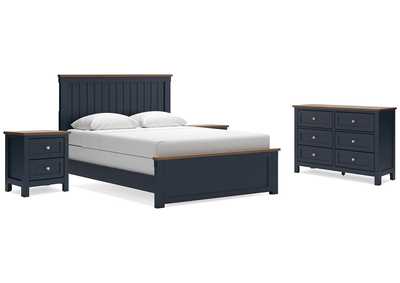 Landocken Queen Panel Bed with Dresser and 2 Nightstands,Signature Design By Ashley