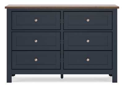 Landocken Twin Panel Bed with Dresser,Signature Design By Ashley