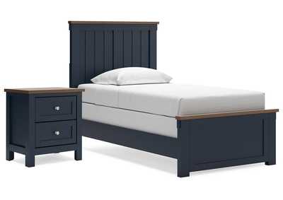 Landocken Twin Panel Bed with Nightstand,Signature Design By Ashley