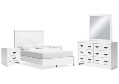 Binterglen Full Panel Bed with Mirrored Dresser and 2 Nightstands,Signature Design By Ashley