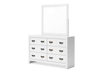 Binterglen King Panel Bed with Mirrored Dresser and Nightstand,Signature Design By Ashley