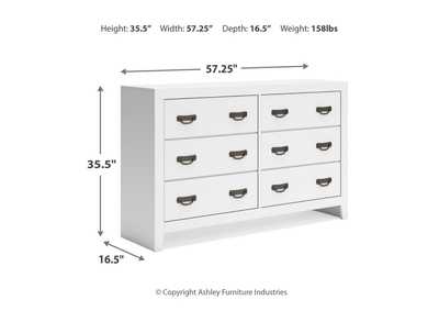 Binterglen Twin Panel Bed with Dresser and 2 Nightstands,Signature Design By Ashley