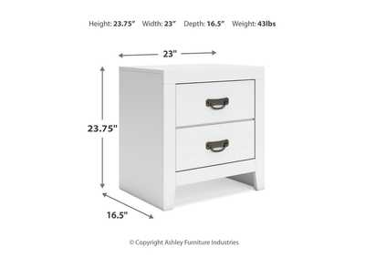 Binterglen Twin Panel Bed with Mirrored Dresser, Chest and Nightstand,Signature Design By Ashley