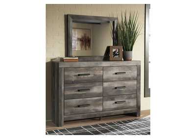 Wynnlow King Crossbuck Panel Bed with Mirrored Dresser and 2 Nightstands,Signature Design By Ashley