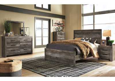 Wynnlow Queen Panel Bed with Mirrored Dresser, Chest and 2 Nightstands,Signature Design By Ashley