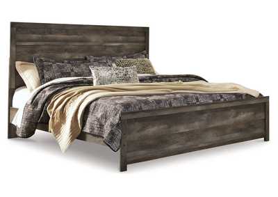 Wynnlow King Panel Bed with Mirrored Dresser, Chest and Nightstand,Signature Design By Ashley