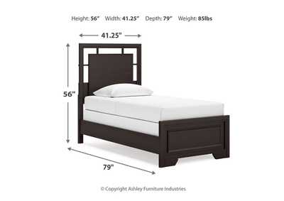 Covetown Twin Panel Bed with Nightstand,Signature Design By Ashley