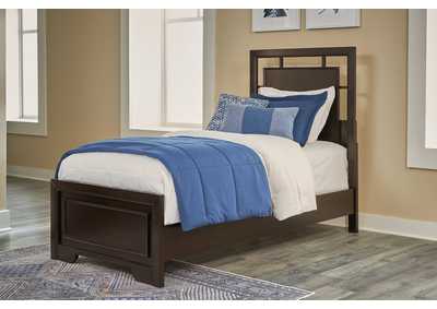 Covetown Twin Panel Bed with Mirrored Dresser and Nightstand,Signature Design By Ashley