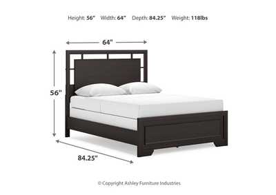 Covetown Queen Panel Bed with Mirrored Dresser,Signature Design By Ashley