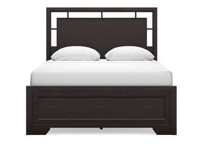 Covetown Queen Panel Bed with Mirrored Dresser, Chest and 2 Nightstands,Signature Design By Ashley