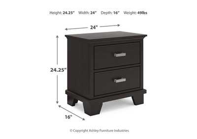 Covetown Twin Panel Bed with Mirrored Dresser, Chest and Nightstand,Signature Design By Ashley