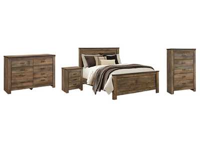 Image for Trinell Queen Panel Bed with Dresser, Chest and Nightstand