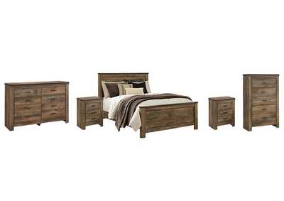 Image for Trinell Queen Panel Bed with Dresser, Chest and 2 Nightstands