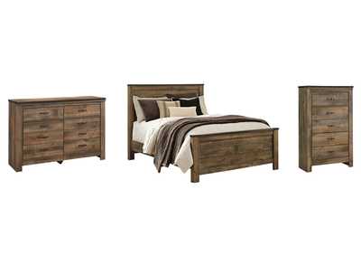 Image for Trinell Queen Panel Bed with Dresser and Chest