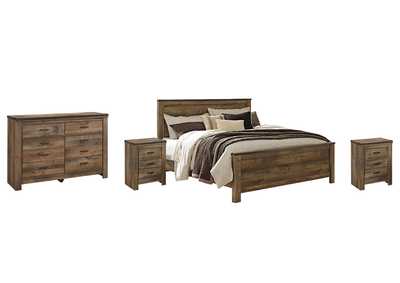 Image for Trinell King Panel Bed with Dresser and 2 Nightstands