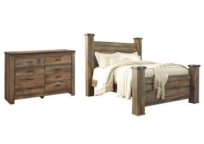 Image for Trinell Queen Poster Bed with Dresser