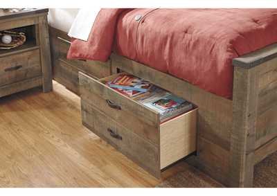 Trinell Full Bookcase Bed with 2 Storage Drawers,Signature Design By Ashley