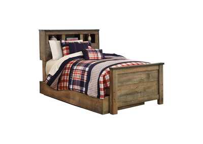 Image for Trinell Twin Bookcase Bed with 1 Large Storage Drawer