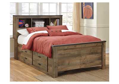 Image for Trinell Full Bookcase Bed with 2 Sided Storage